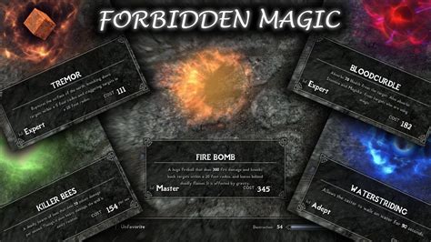 Forbidden magic spwlls from the vitaem